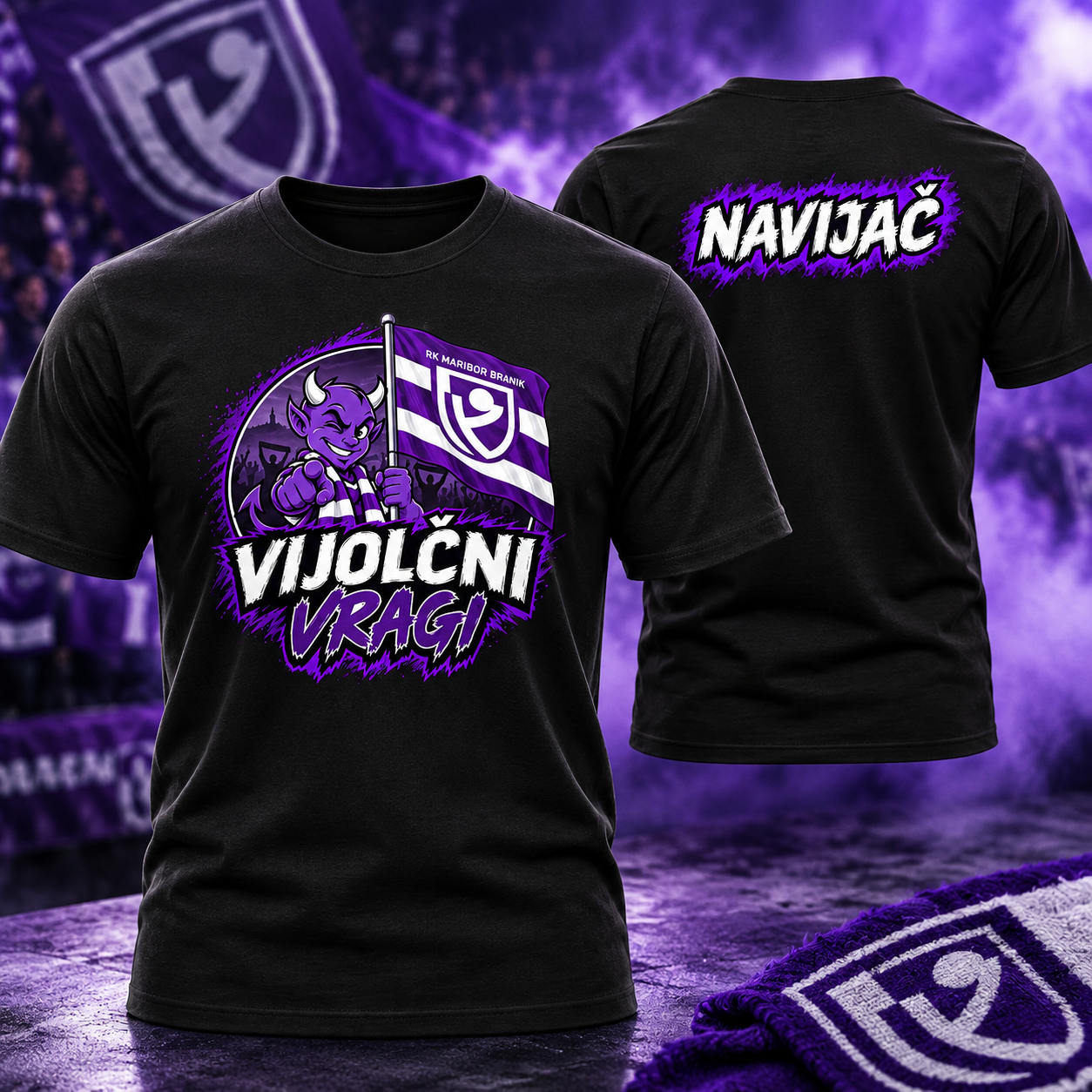 Navijaška majica VIJOLČNI VRAGI